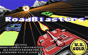 Road Blasters Commodore 64 Loading Screen