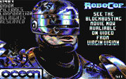 Robocop Commodore 64 Loading Screen