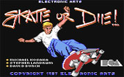 Skate or Die Commodore 64 Loading Screen