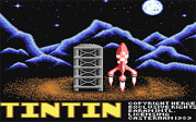 Tintin On The Moon Commodore 64 Loading Screen