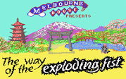 Way of the Exploding Fist Commodore 64 Loading Screen