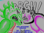 Aaargh! ZX Spectrum Loading Screen