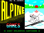 Alpine Games ZX Spectrum Loading Screen