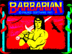 Barbarian ZX Spectrum Loading Screen