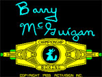 Barry McGuigan World Championship Boxing ZX Spectrum Loading Screen