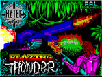 Blazing Thunder ZX Spectrum Loading Screen