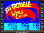 Big Trouble in Little China ZX Spectrum Loading Screen