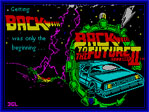 Back To The Future : Part 2 ZX Spectrum Loading Screen