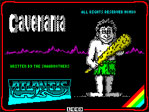 Cavemania ZX Spectrum Loading Screen