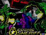 Cosmic Sheriff ZX Spectrum Loading Screen