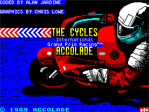 The Cycles ZX Spectrum Loading Screen