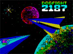 Dogfight 2187 ZX Spectrum Loading Screen