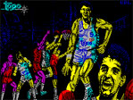 Drazen Petrovik Basket ZX Spectrum Loading Screen