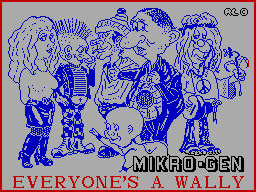 Everyones a Wally ZX Spectrum Loading Screen