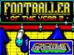 Footballer of the Year 2 ZX Spectrum Loading Screen