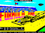 Formula One ZX Spectrum Loading Screen