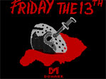 Friday the 13th ZX Spectrum Loading Screen