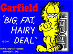Garfield : Big, Fat, Hairy Deal ZX Spectrum Loading Screen