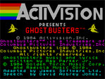 Ghostbusters ZX Spectrum Loading Screen