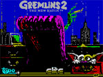 Gremlins 2 : The New Batch ZX Spectrum Loading Screen