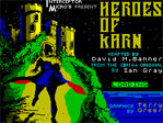 Heroes of Karn ZX Spectrum Loading Screen