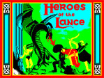 Heroes of the Lance ZX Spectrum Loading Screen