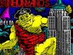 Los Inhumanos ZX Spectrum Loading Screen