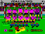 World Cup Soccer 90 / Italia 90 ZX Spectrum Loading Screen