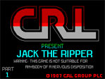 Jack the Ripper ZX Spectrum Loading Screen