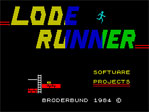 Lode Runner ZX Spectrum Loading Screen