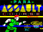Para Assault Course ZX Spectrum Loading Screen