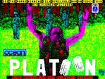 Platoon ZX Spectrum Loading Screen