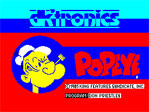 Popeye ZX Spectrum Loading Screen