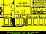Pub Games ZX Spectrum Loading Screen