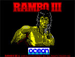 Rambo 3 ZX Spectrum Loading Screen