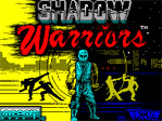 Shadow Warriors ZX Spectrum Loading Screen