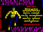 Shanghai Warriors ZX Spectrum Loading Screen