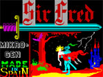 Sir Fred ZX Spectrum Loading Screen