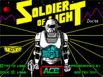 Soldier of Light ZX Spectrum Loading Screen