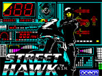 Street Hawk ZX Spectrum Loading Screen