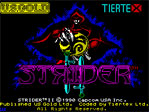 Strider 2 ZX Spectrum Loading Screen