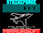 Strike Force Harrier ZX Spectrum Loading Screen