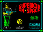 Superkid In Space ZX Spectrum Loading Screen