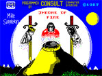 Throne of Fire ZX Spectrum Loading Screen
