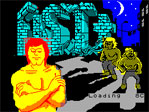 Way of the Exploding Fist Plus ZX Spectrum Loading Screen