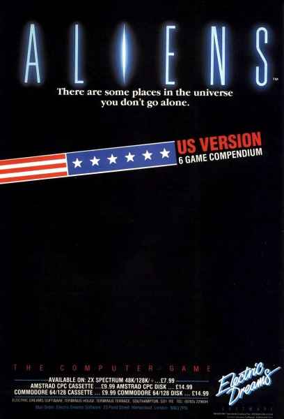 Aliens : The Computer Game (US) Marketing item 1