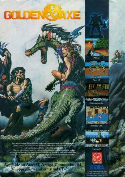 Golden Axe Marketing item 1
