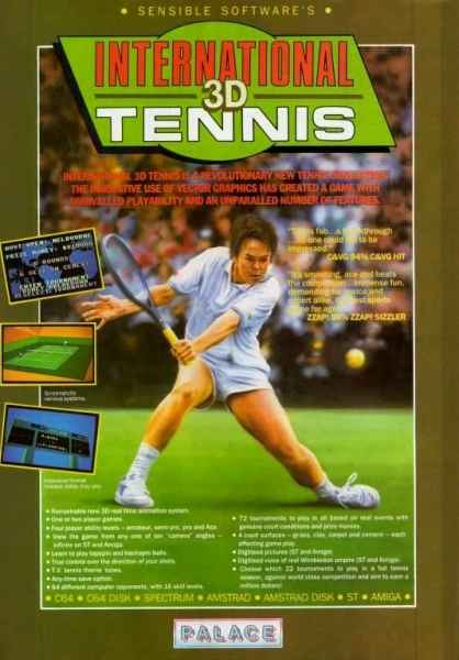 International 3D Tennis Marketing item 1
