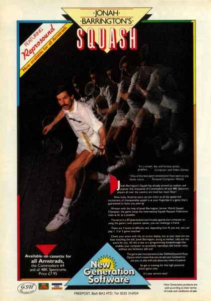 Jonah Barrington Squash Marketing item 1