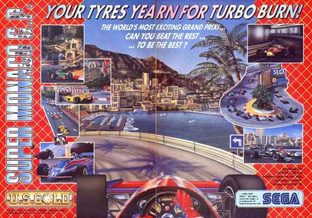 Super Monaco GP Marketing item 1